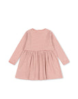 Rose Cream Stripe Roli Shimmer Dress