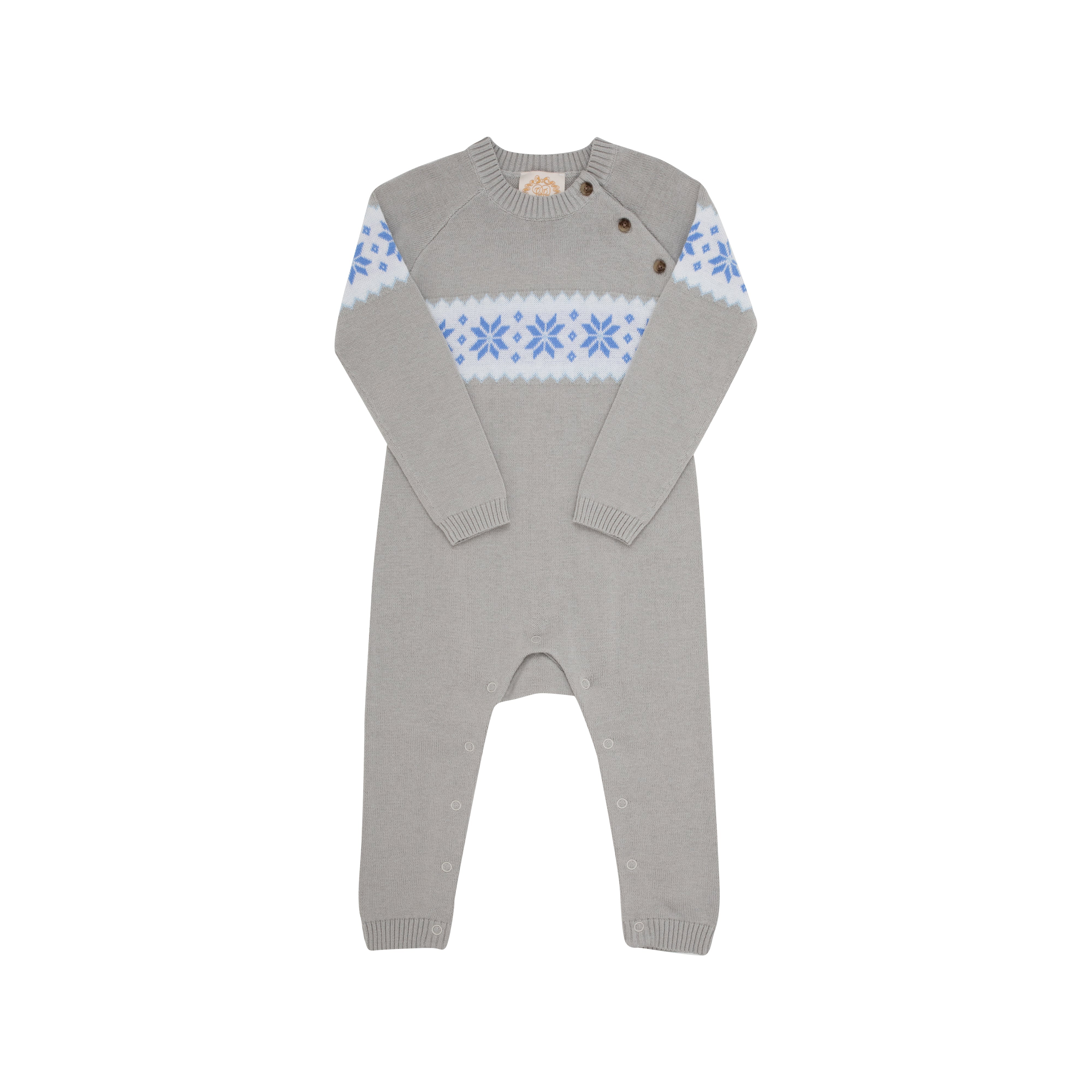 Grey Fairisle Perrin Playsuit