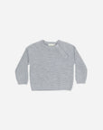 Organic Cotton Heather Blue Knit Set
