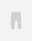 Organic Cotton Heather Blue Knit Set