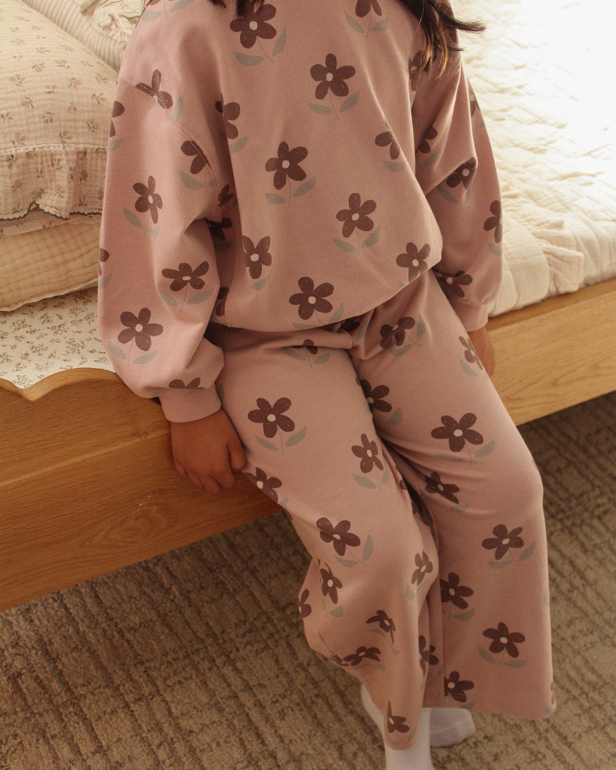 Daisy Wide Leg Sweat Set