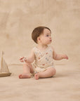 Sleeveless Aquatic Romper