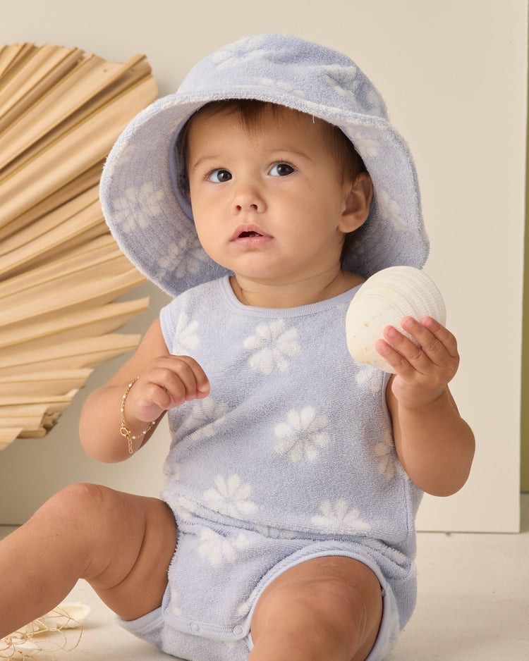 Cinch Playsuit Periwinkle Daisy