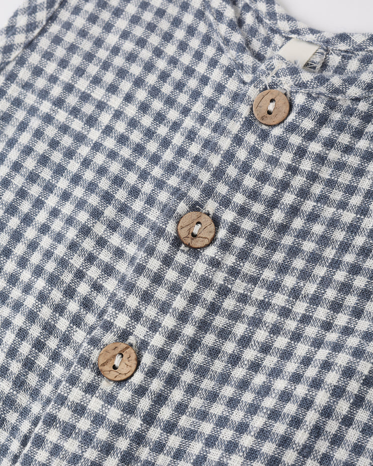 Marine Gingham Mavrick Romper