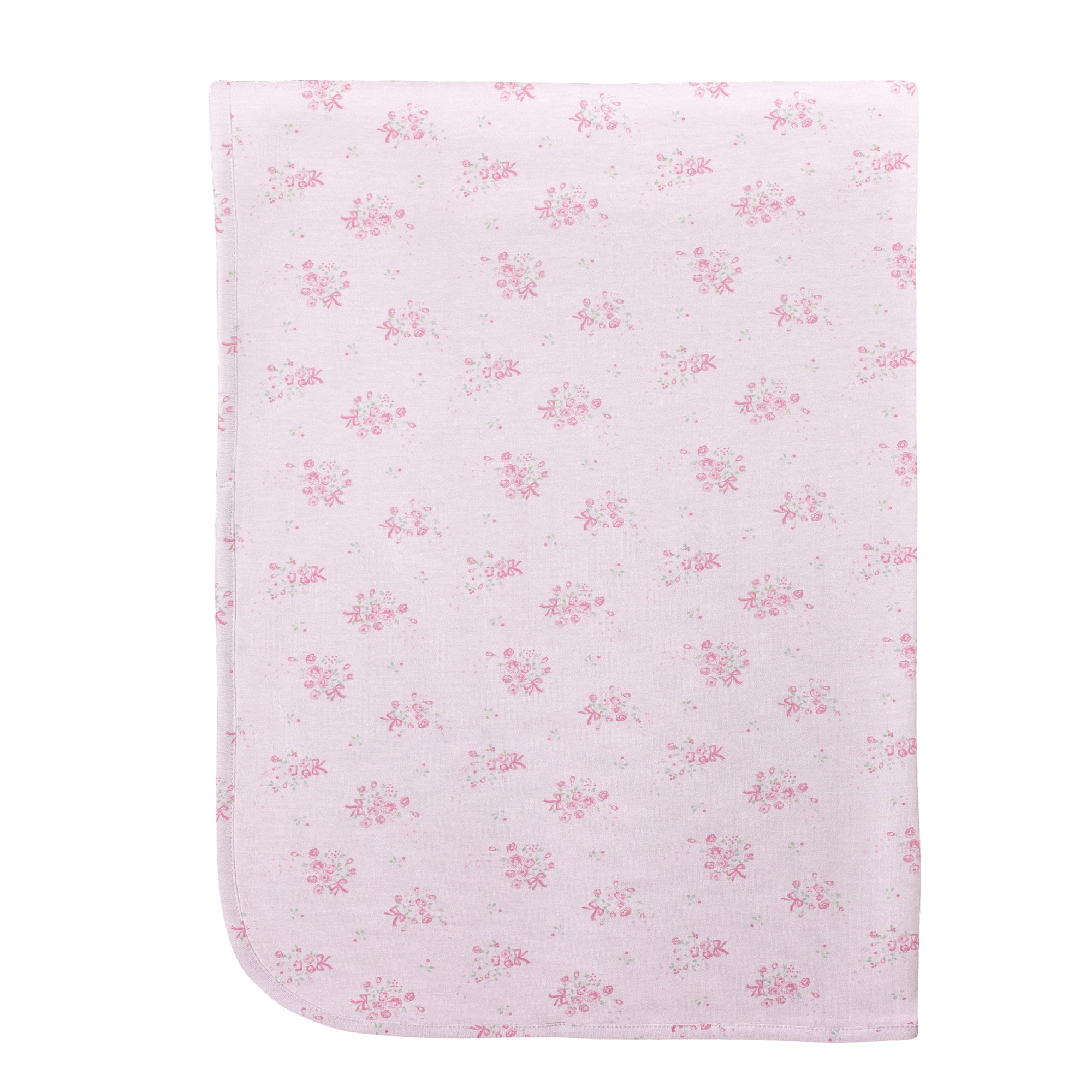 Tiny Bunches of Roses Receiving Blanket