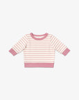 Remy Sweatshirt- Rose French Stripe