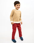 Remy Sweatshirt- Tan Stripe