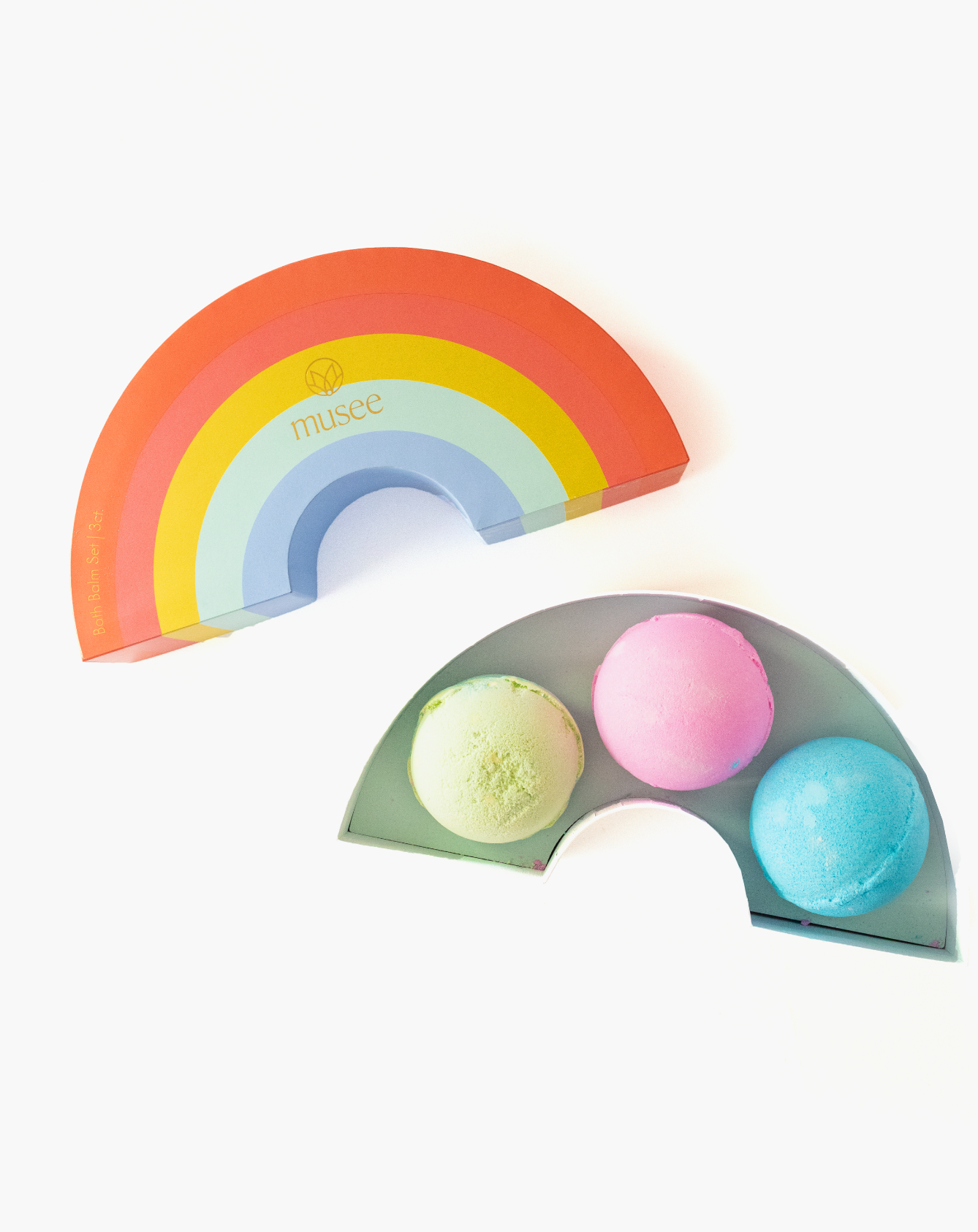 Rainbow Bath Bomb Set