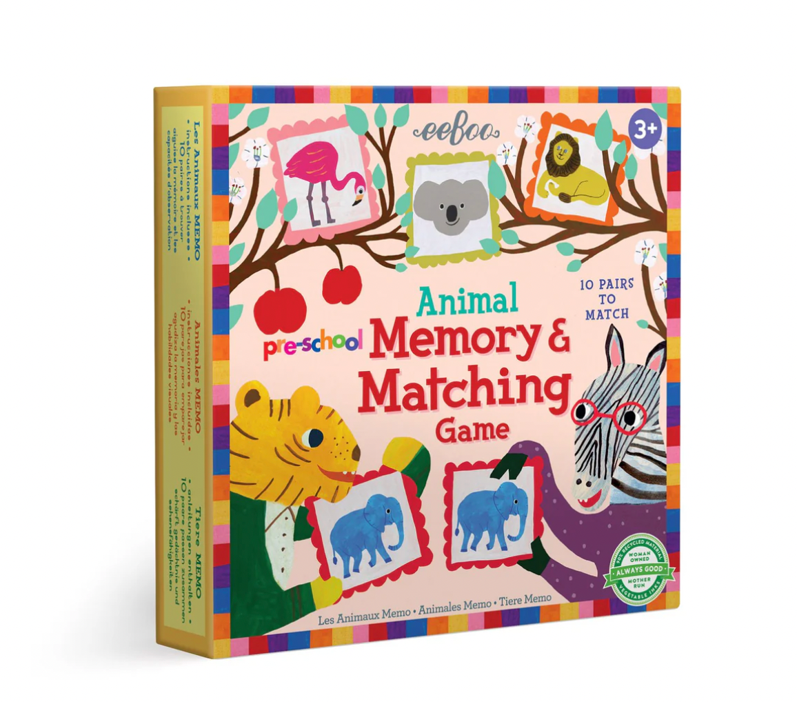 Pre-School Animal Memory &amp; Matching Game