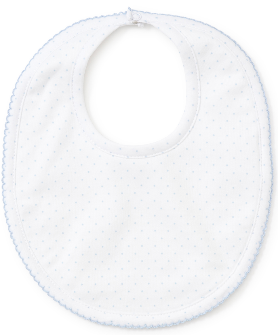 Kissy Kissy Blue Dot Bib