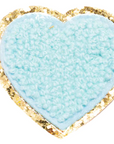 Chenille Heart Patch (set of 2)