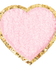 Chenille Heart Patch (set of 2)