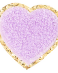 Chenille Heart Patch (set of 2)