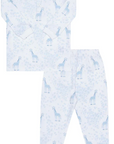 Blue Giraffe Pajama Set