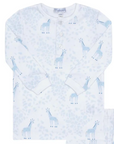 Blue Giraffe Pajama Set