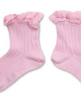 Lili Lace Trimmed Ankle Socks