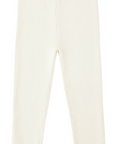 Ivory Scallop Edge Knit Legging
