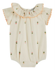 Cream Tulip Embroidered Bubble