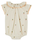 Cream Tulip Embroidered Bubble