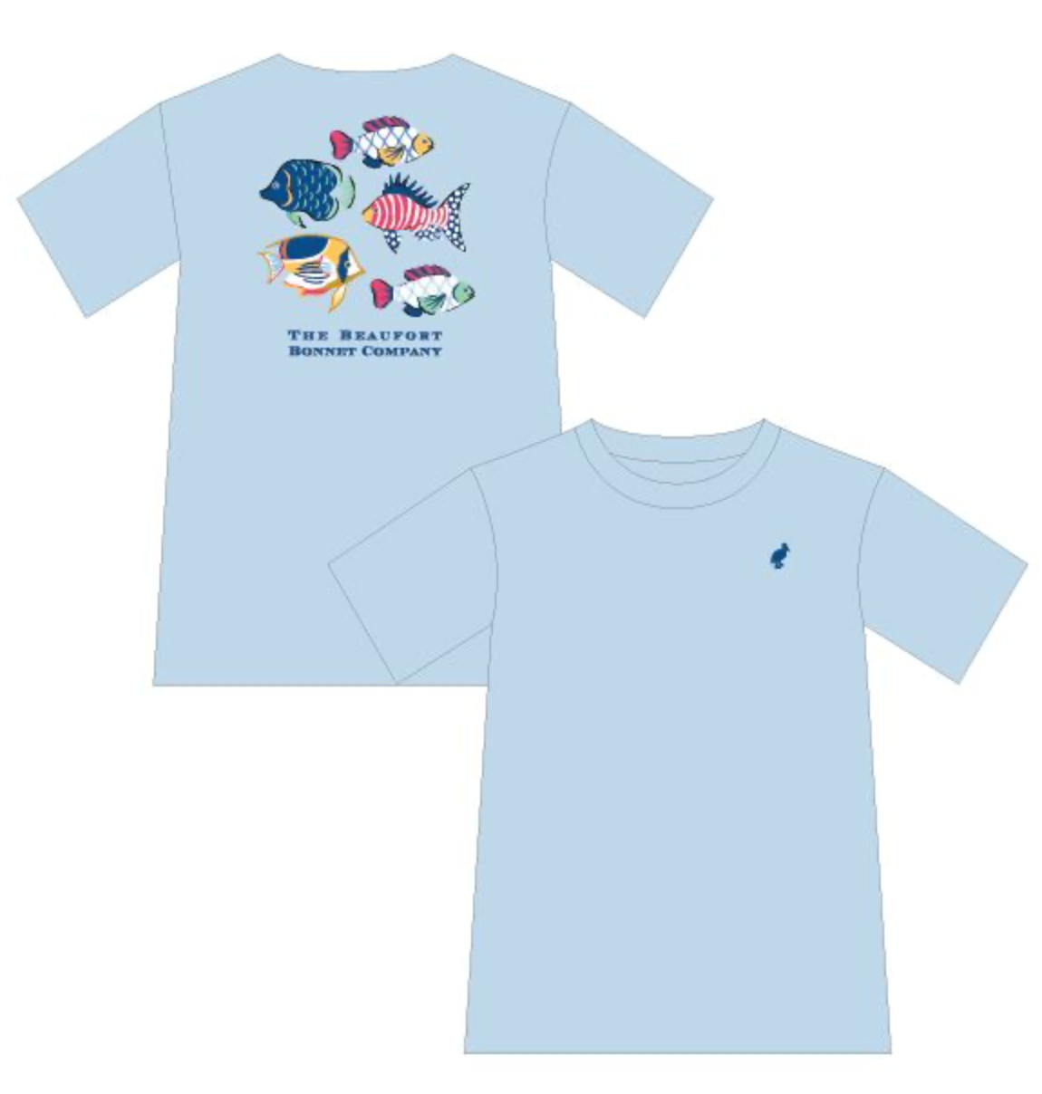 Buckhead Blue Fish Sir Proper's T-shirt