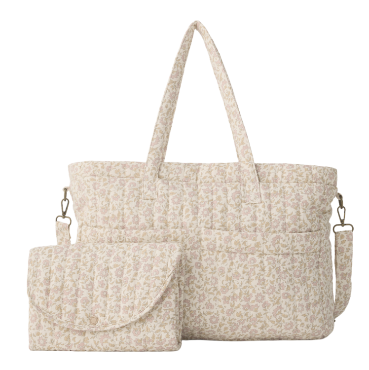 Flower Fields Diaper Bag &amp; Changing Mat