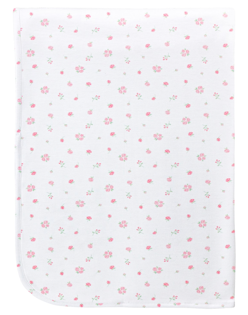 Tiny Rosebuds Receiving Blanket