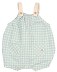 Buho Aqua Gingham Romper