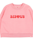 Buho Sugar Pink Bisous Sweatshirt