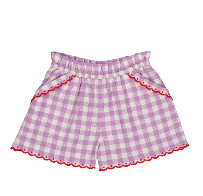 Ourson Bloom Check Shorts