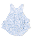 Western Daisies Ruffle Sunsuit