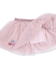 Sweet Bow Cherries Tutu With Bike Shorts