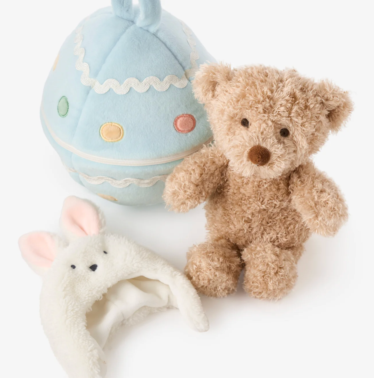 Plush Bear + Easter Egg