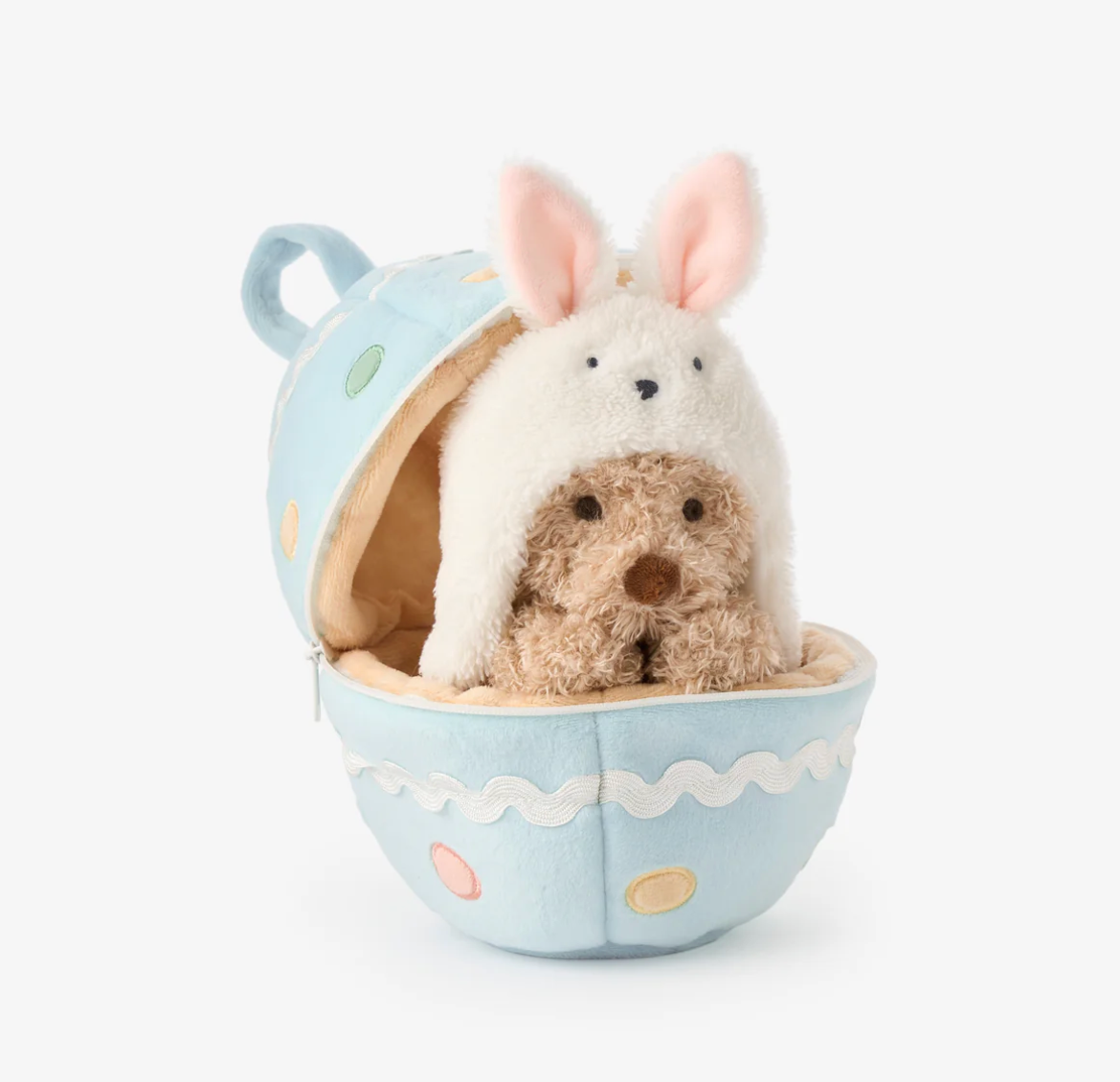 Plush Bear + Easter Egg