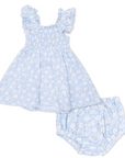 Western Daisies Smocked Sundress