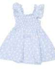 Western Daisies Smocked Sundress