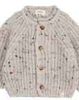 Buho Pearl Grey Botonato Cardigan
