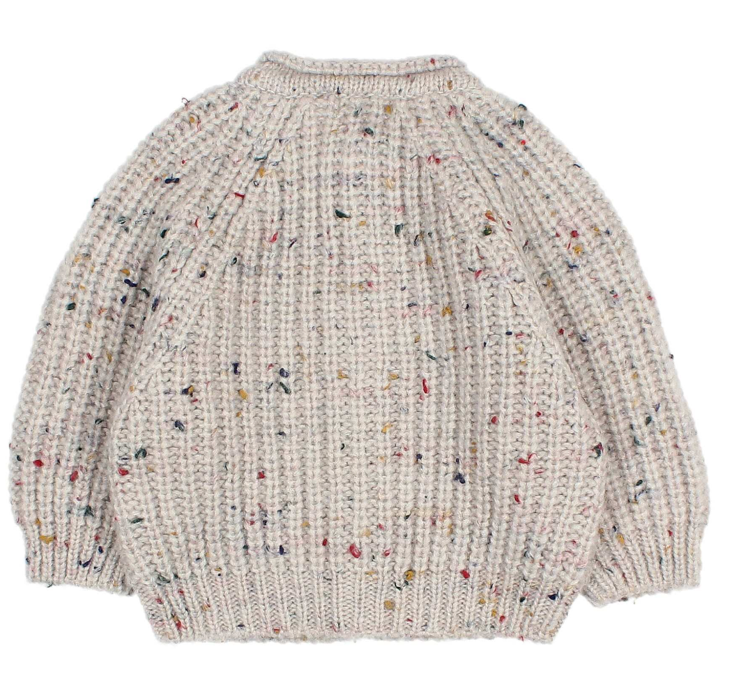 Buho Pearl Grey Botonato Cardigan