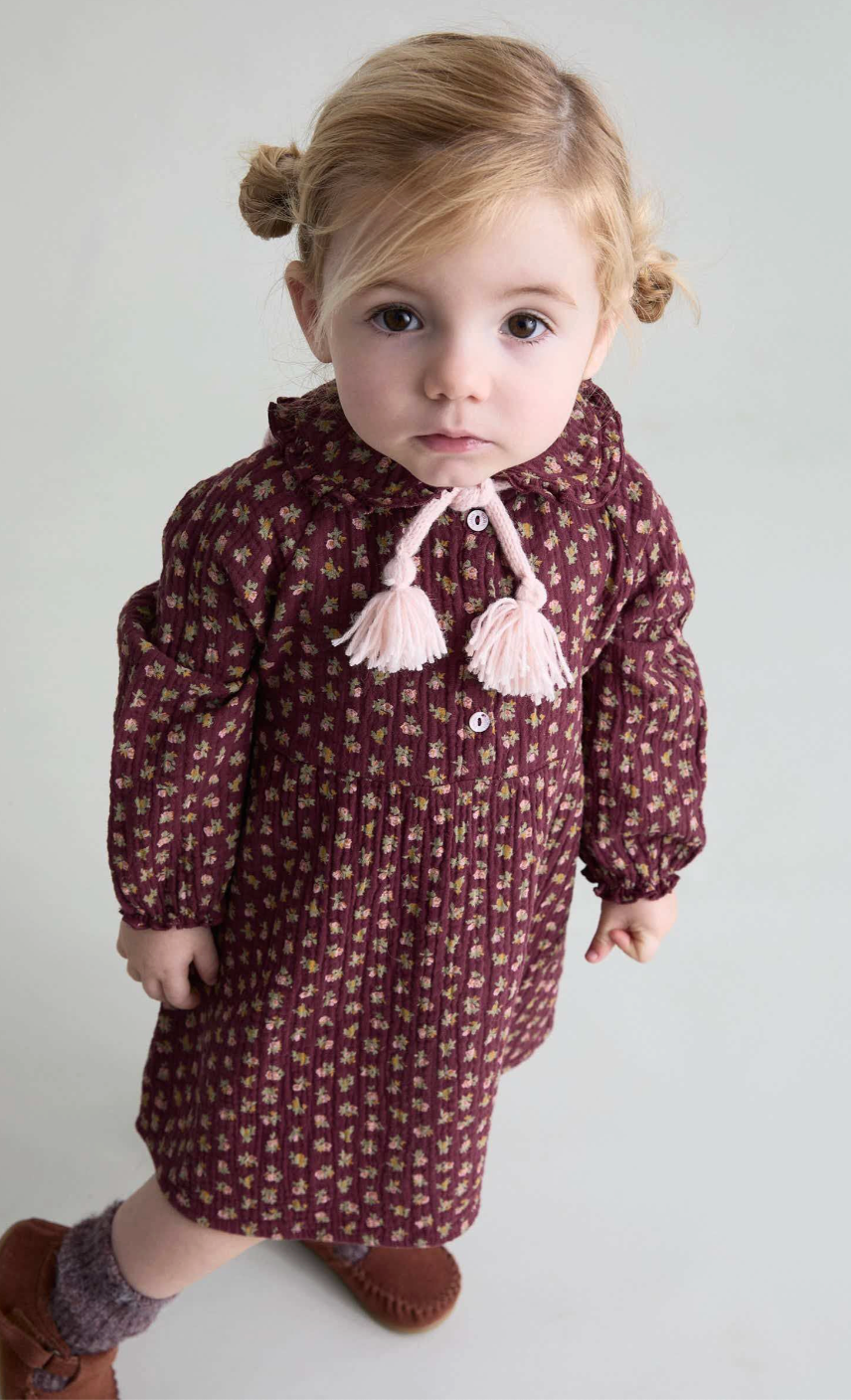 Buho Pomegranate Cottage Dress