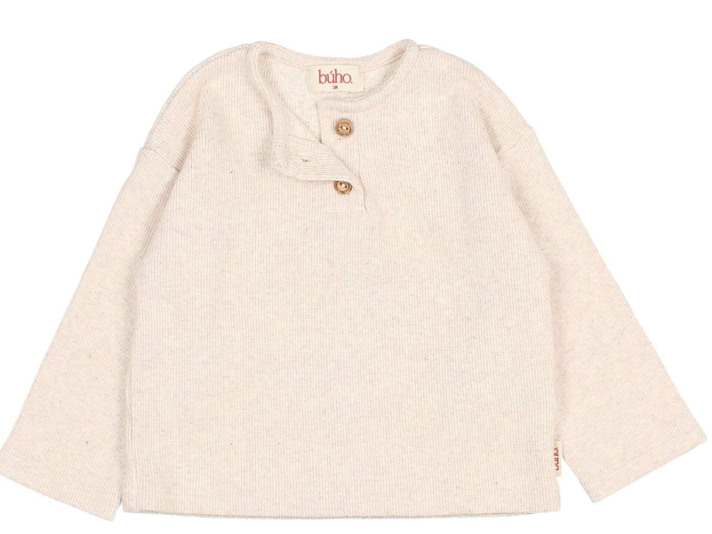 Buho Natural Soft Rib T-Shirt