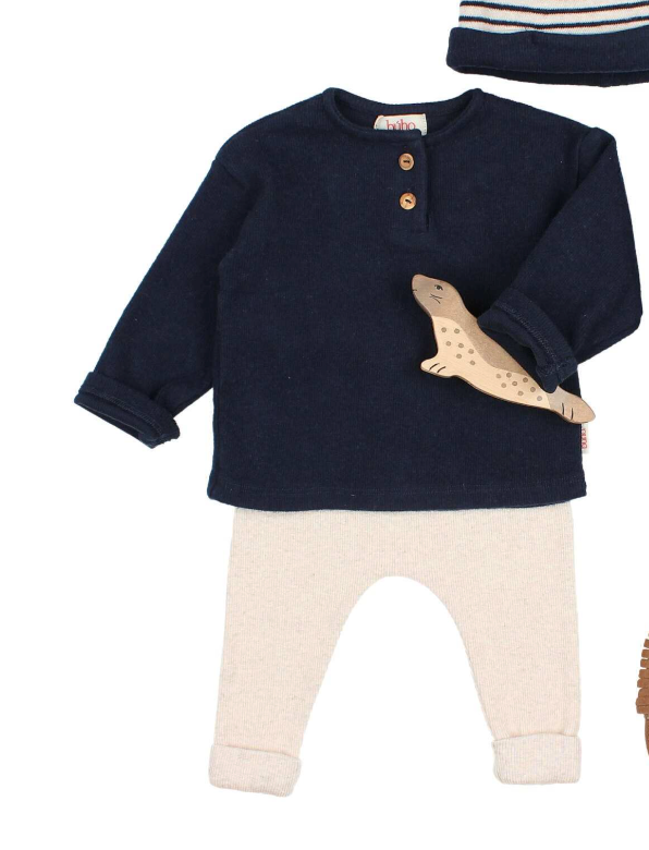 Buho Natural Soft Rib Pant