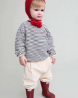 Buho Navy Stripe Soft Baby Sweatshirt
