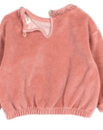 Buho Peony Velvet Sweatshirt