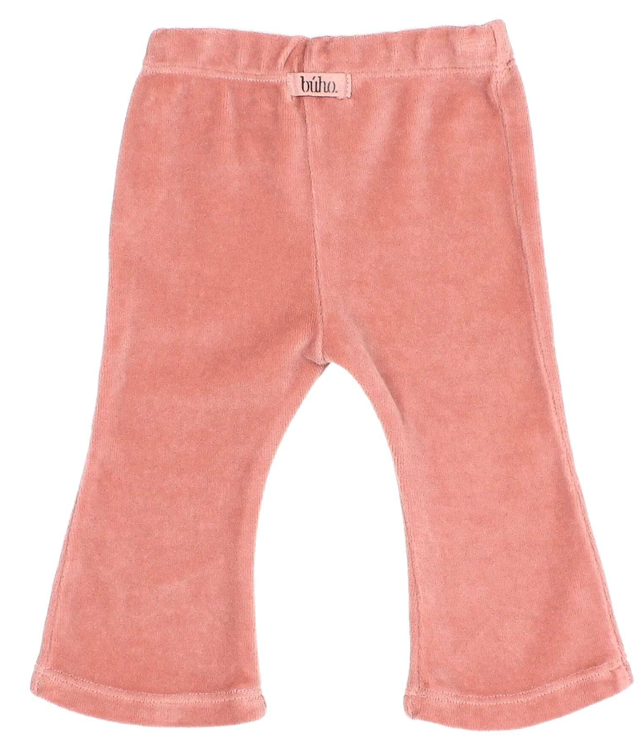 Buho Peony Velvet Flared Pant