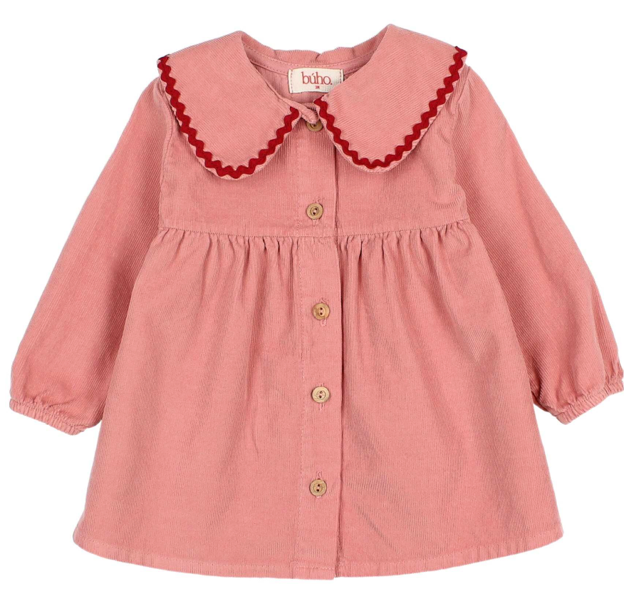 Buho Peony Corduroy Dress