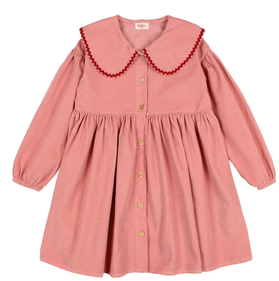 Buho Peony Corduroy Dress