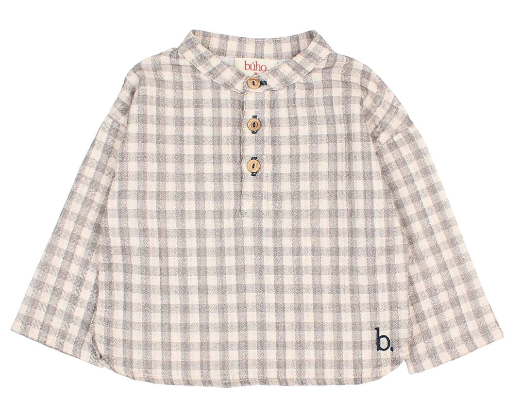 Buho Grey Vichy Shirt