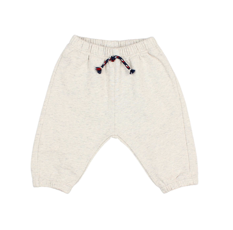 Ecru Melance Baby Sweatpants