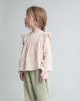 Cream Cottage Floral Blouse