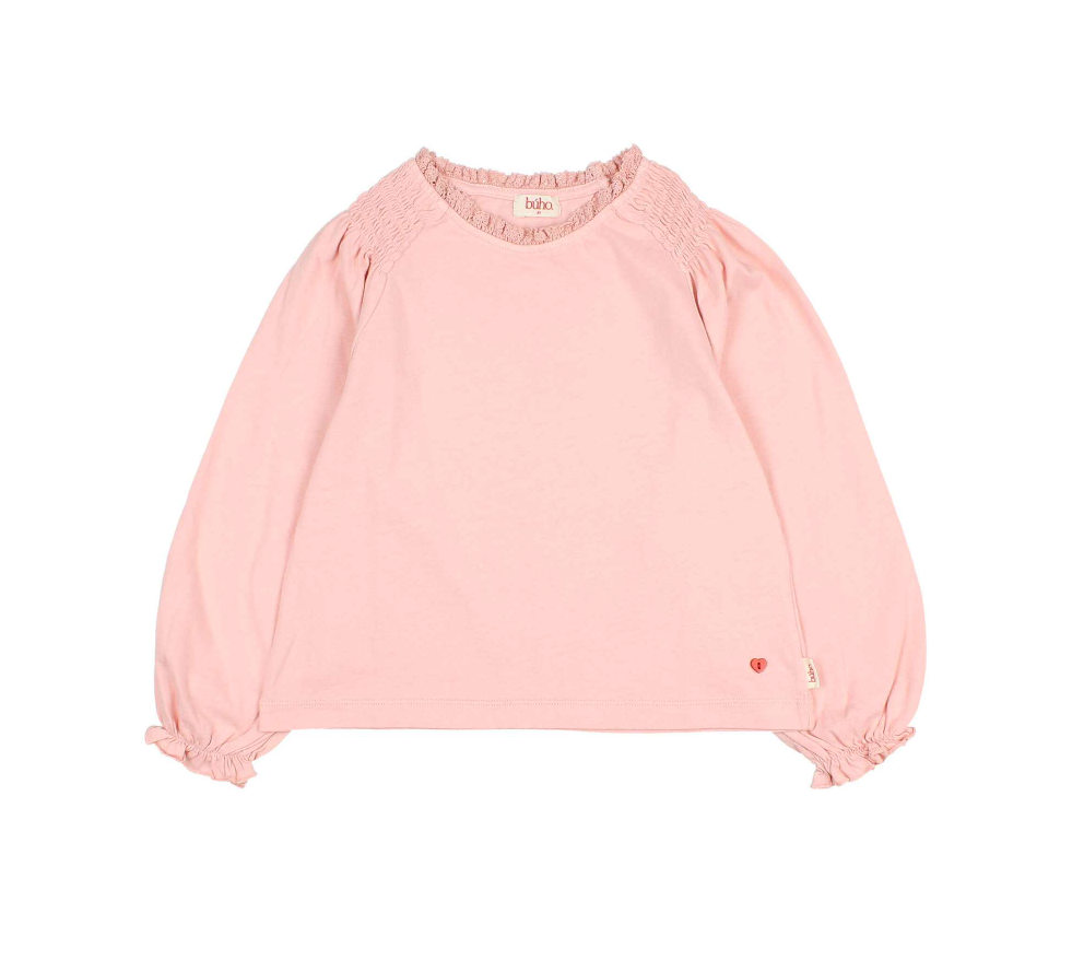 Rose Pink Girly Long Sleeve Shirt
