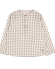 Grey Vichy Boy's Shirt